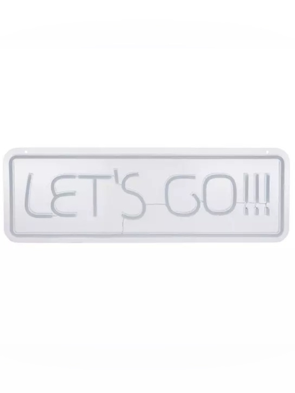 Let's Go LED Neon Sign - Picture 3 of 5